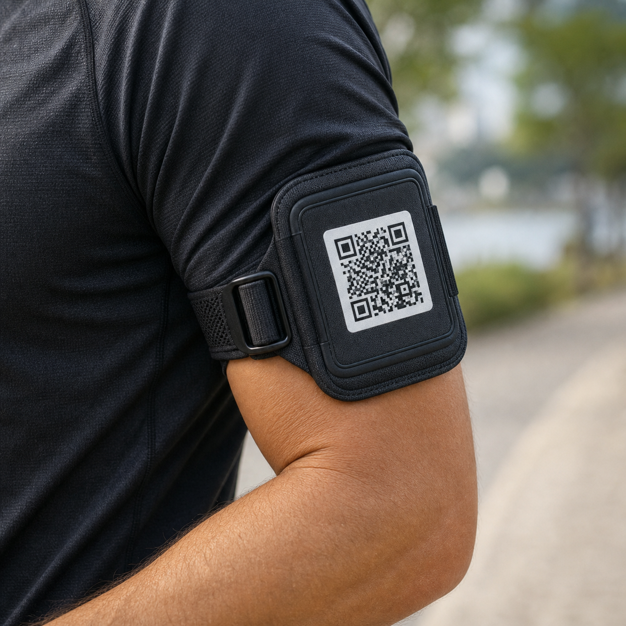 Pulsera medica con codigo QR MyCode